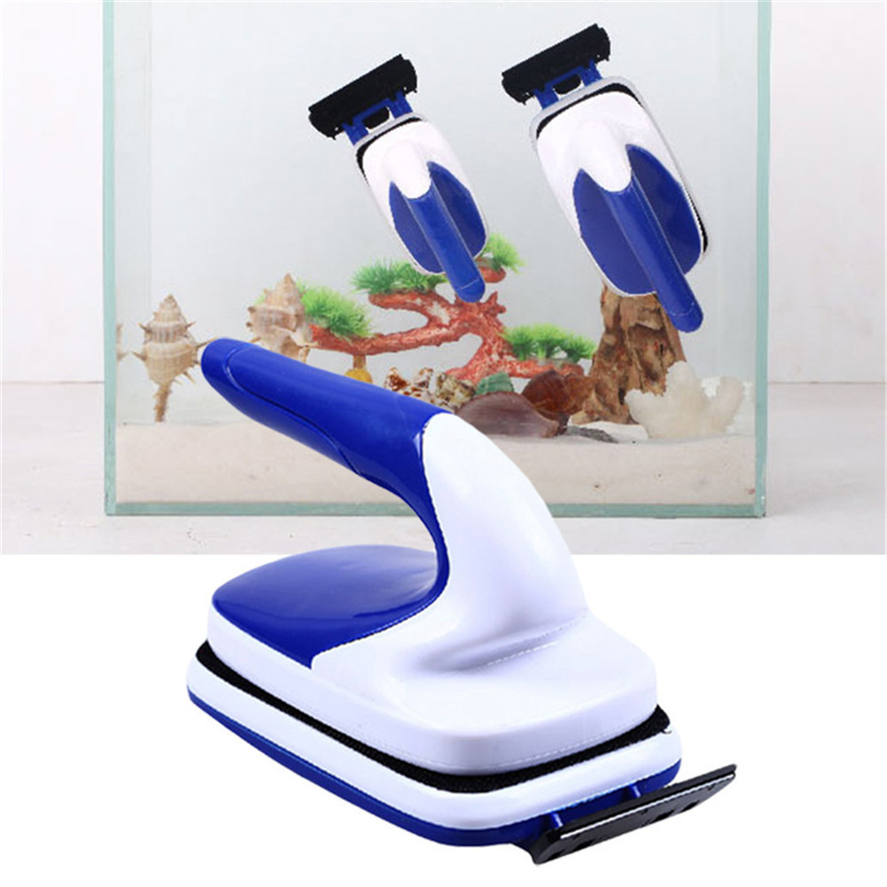 Marine Aquarium Glass Scraper - Aquarium Praktische Schwimmende Magnetische Bürste Aquarium