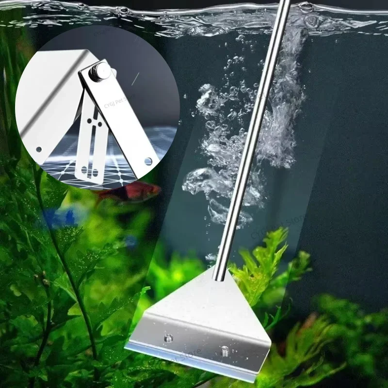 Marine Aquarium Glass Scraper - Aquarium Reinigung Werkzeug Flache Sand Algen