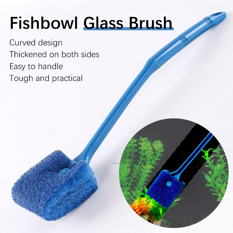 Marine Aquarium Glass Scraper - Neue Aquarium Algen Schaber Doppelseitige Schwamm