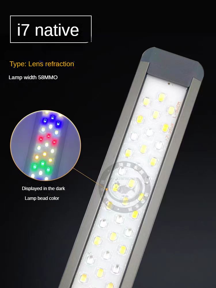 Aquarium Marine Clearwater - Aquariumbeleuchtung mit Optischer Linse LED Fischbecken-Aufhellungslampe