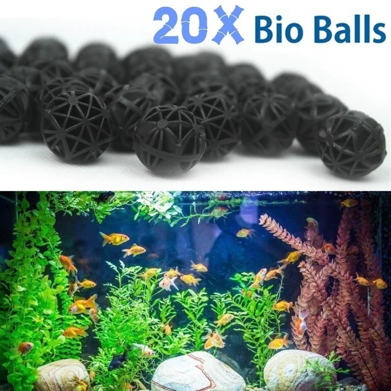 Marine Aquarium & Regional Centre Reviews - 20Pcs 16mm Aquarium Filter Bio Bälle