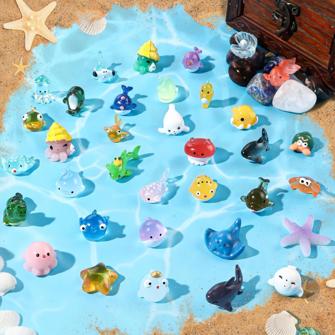 Mini Ozean Tiere Harz Figuren  – Aquarium Marine World Bewertung und Preis