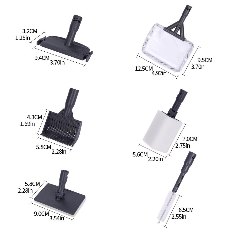 6-in-1 Aquarium-Reinigungsset: – Marine Aquarium Glass Scraper Bewertung und Preis