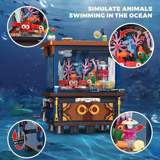 T2153 Unterwasserwelt-Baustein – Aquarium Marine World Bewertung und Preis